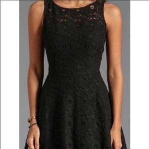BB Dakota Black Lace Cocktail Dress